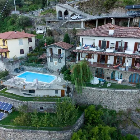 Wonderful Flat With Swimming Pool, Lift And Garden Apartment Gravedona